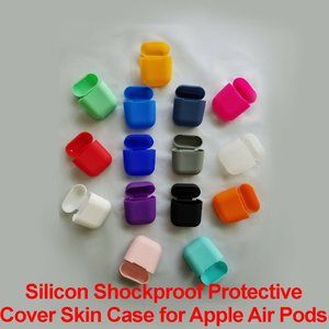 Silicone Case Protective Cover Skin For Apple Air Pod Charging Case